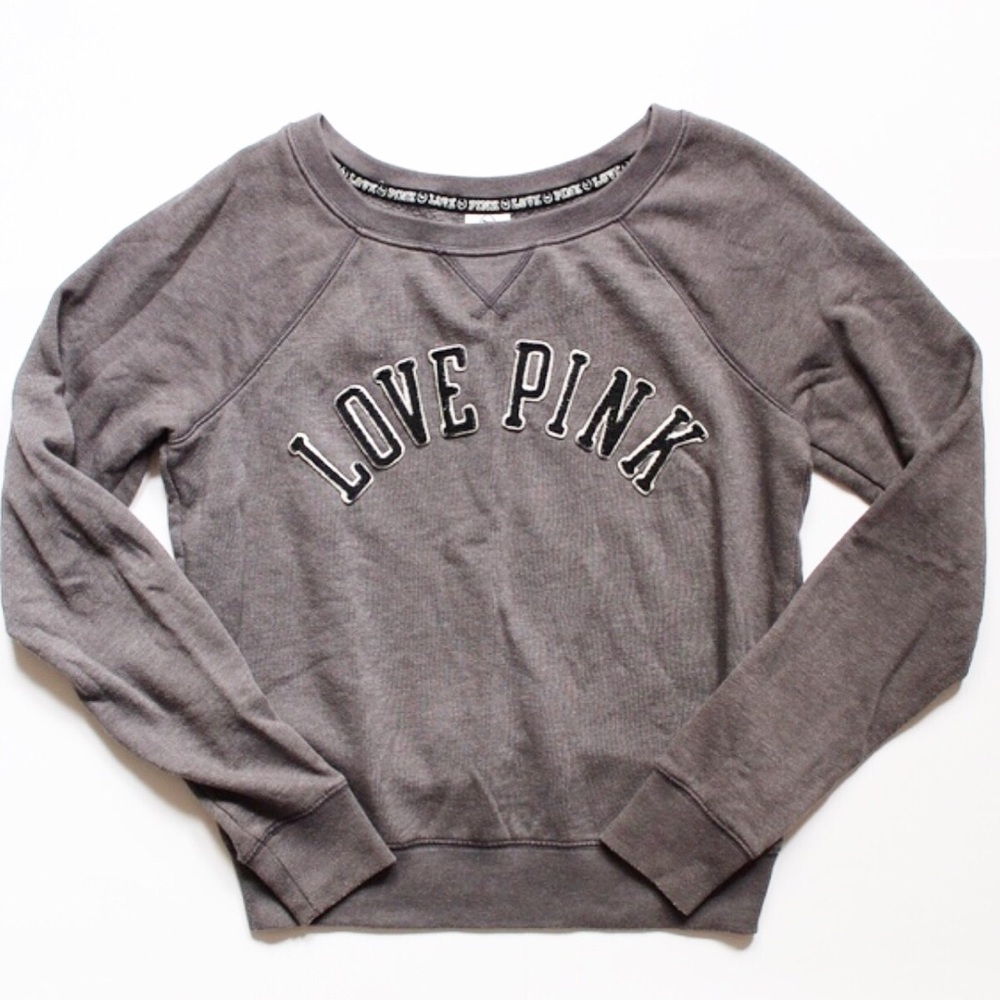 Victoria Secret PINK gray sweatshirt